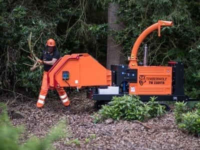 Timberwolf TW 230VTR chipper